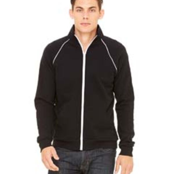 Men's Piped Fleece Jacket Thumbnail