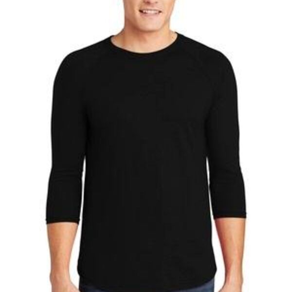 Poly Cotton 3/4 Sleeve Raglan T Shirt Thumbnail