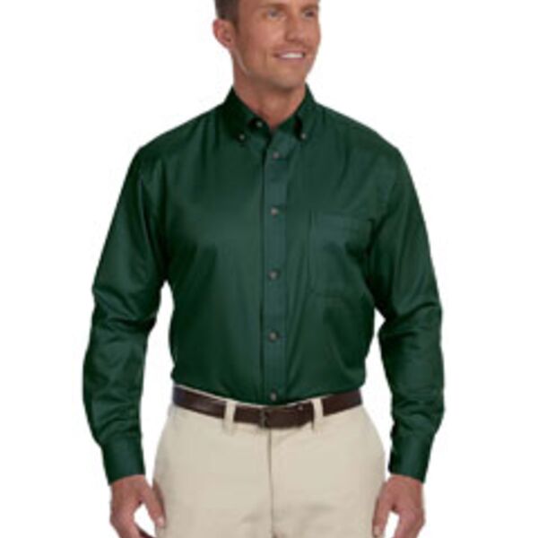 Men's Easy Blend™ Long-Sleeve Twill Shirt with Stain-Release Thumbnail