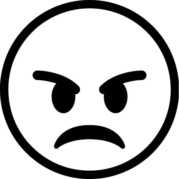 Angry Mad bw Thumbnail