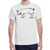 100 HEAVY COTTON SHIRTS WITH 1 COLOR PRINT Thumbnail