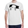 100 HEAVY COTTON SHIRTS WITH 1 COLOR PRINT Thumbnail
