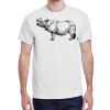 100 HEAVY COTTON SHIRTS WITH 1 COLOR PRINT Thumbnail
