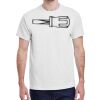 100 HEAVY COTTON SHIRTS WITH 1 COLOR PRINT Thumbnail