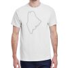 100 HEAVY COTTON SHIRTS WITH 1 COLOR PRINT Thumbnail