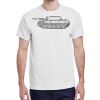 100 HEAVY COTTON SHIRTS WITH 1 COLOR PRINT Thumbnail