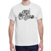 100 HEAVY COTTON SHIRTS WITH 1 COLOR PRINT Thumbnail