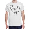 100 HEAVY COTTON SHIRTS WITH 1 COLOR PRINT Thumbnail