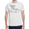 100 HEAVY COTTON SHIRTS WITH 1 COLOR PRINT Thumbnail