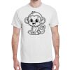 100 HEAVY COTTON SHIRTS WITH 1 COLOR PRINT Thumbnail