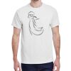 100 HEAVY COTTON SHIRTS WITH 1 COLOR PRINT Thumbnail
