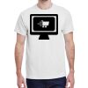 100 HEAVY COTTON SHIRTS WITH 1 COLOR PRINT Thumbnail