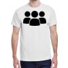 100 HEAVY COTTON SHIRTS WITH 1 COLOR PRINT Thumbnail