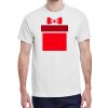 100 HEAVY COTTON SHIRTS WITH 1 COLOR PRINT Thumbnail