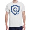 100 HEAVY COTTON SHIRTS WITH 1 COLOR PRINT Thumbnail